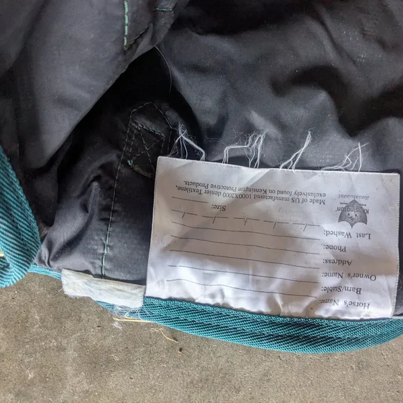 Kensington Horse Fly Sheet Blanket Size 76 - Picture 4 of 9